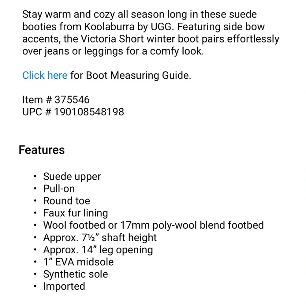 Koolaburra by Ugg - Victoria Short Bootie - Women’s 8 - Cognac - Picture 8 of 15